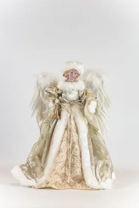 16 Inch Angel Tree Topper - Winter Anzac Cashmere