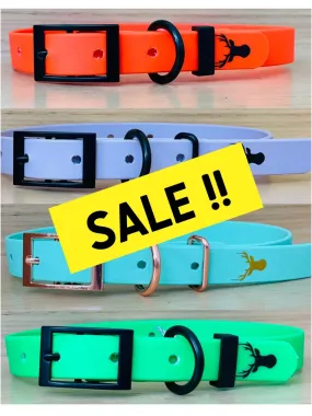 19mm wide biothane dog collar, fit size 26-46cm neck