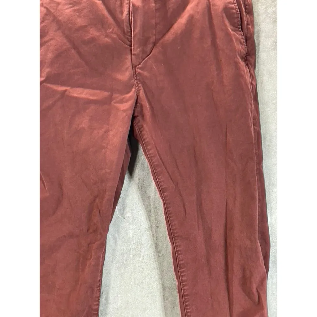 AMERICAN EAGLE OUTFITTERS Men's Brown Corduroy Slim-Fit Pants SZ 29X32