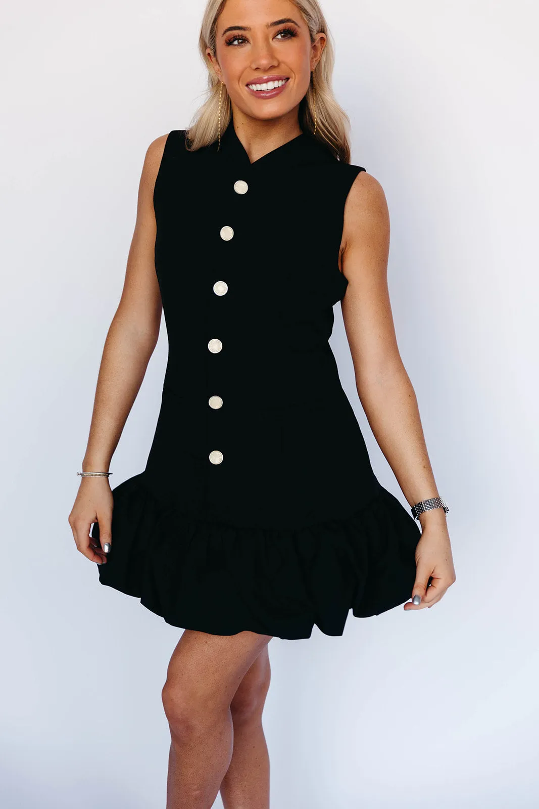 Annika Mini Dress - Black
