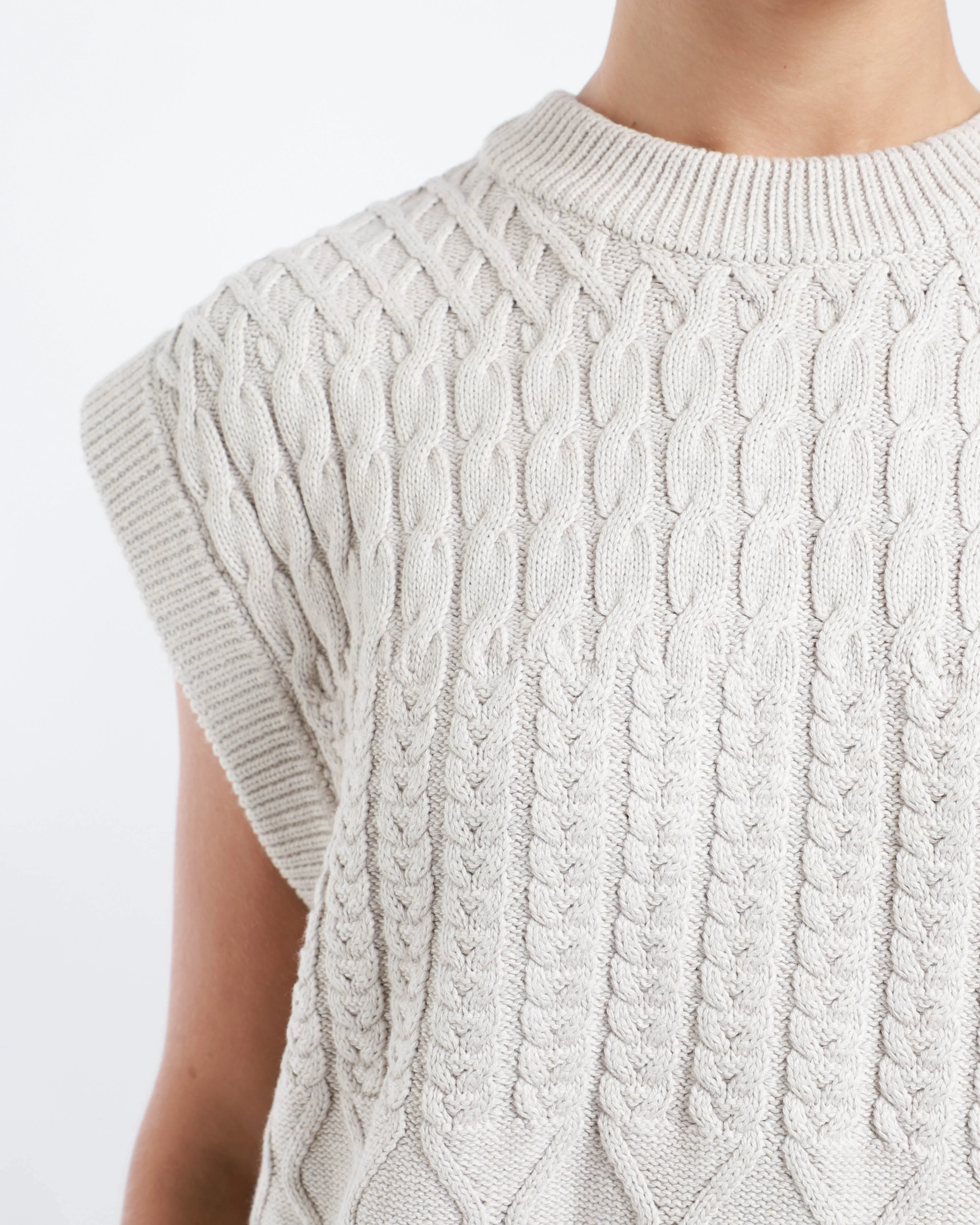 Aran Vest