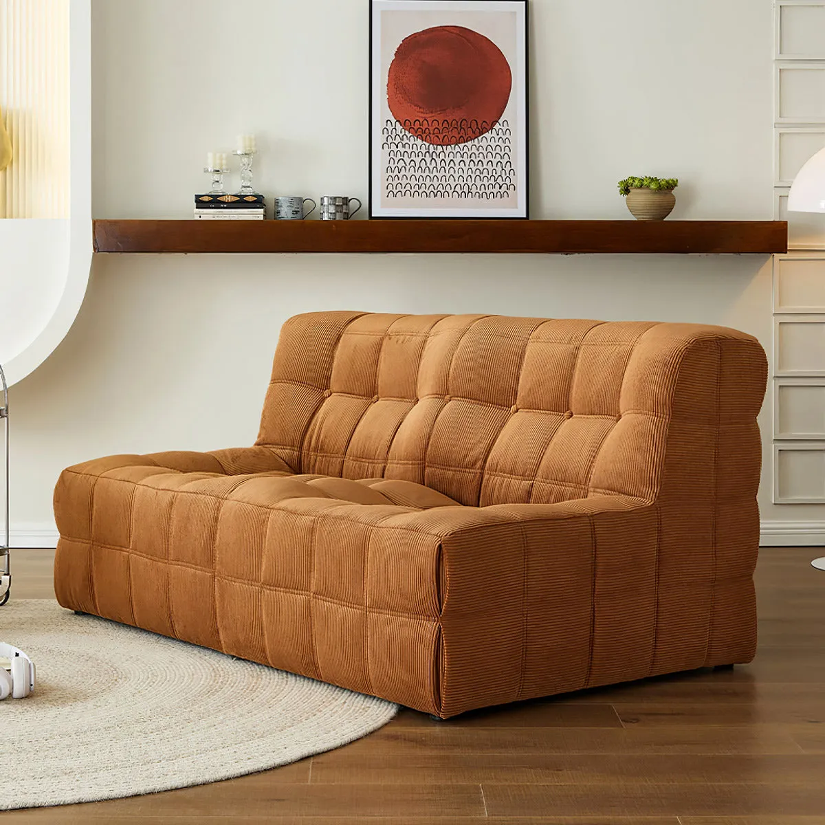 Bean Bag Modern Corduroy Chair Lazy Sofa