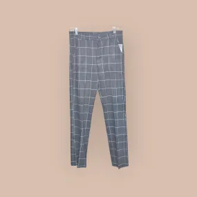 Black Big Checks Pants