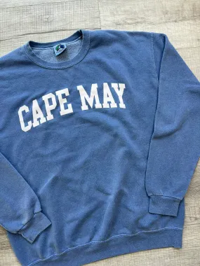 Blue Cape May Spell Out Crewneck by Avalon Apparel