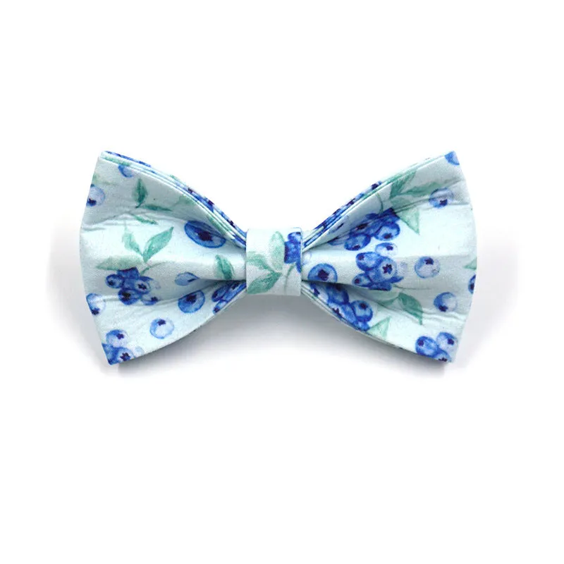 Blueberry Collar Leash Bowtie Set