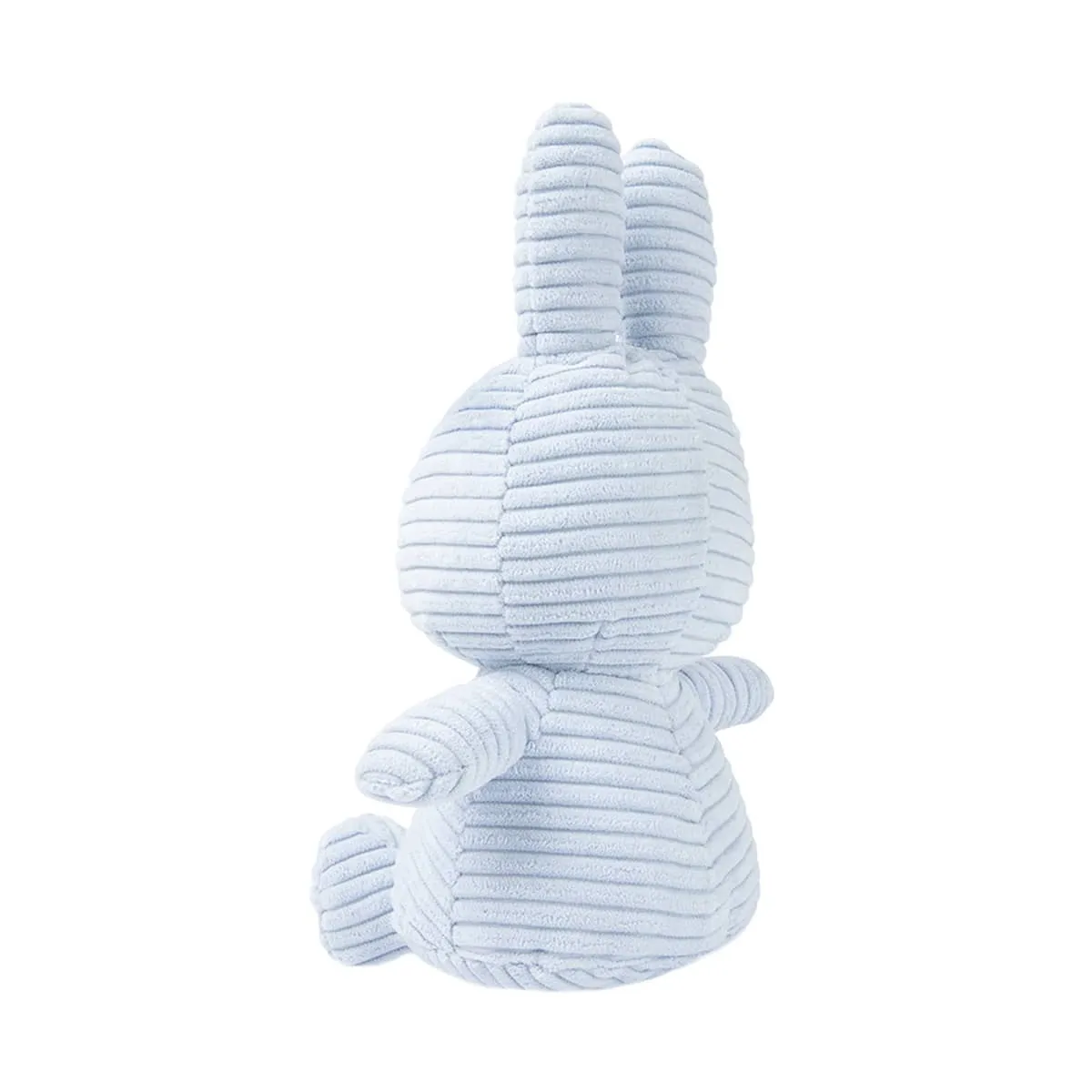 Bon Bon Toys Miffy Sitting Corduroy Plush Toy - Ice Blue