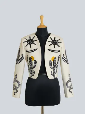Cactus Cosmos Crop Jacket