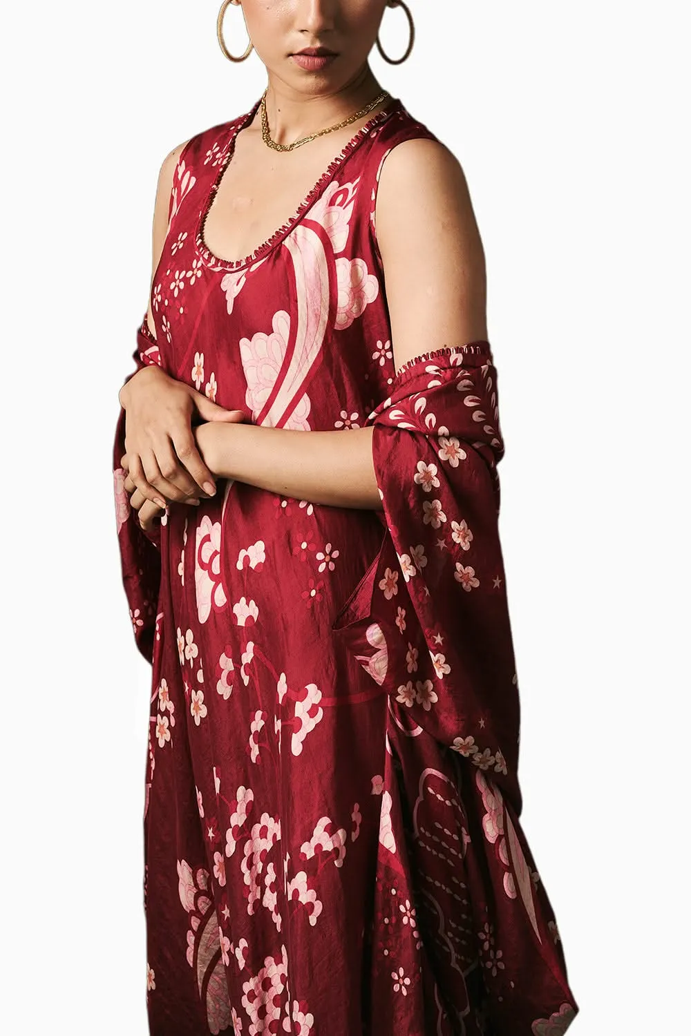 Calendula Dress with Cape