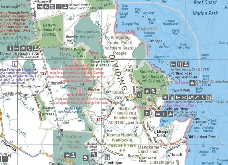 Cape York Map