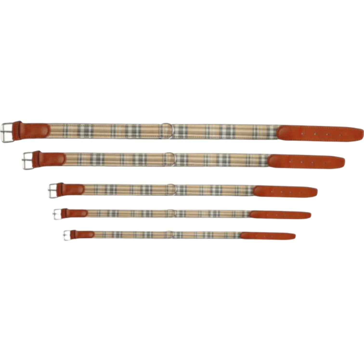 cheri tartan collar - brown