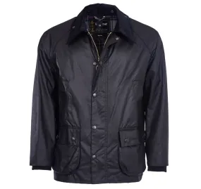 Classic Bedale Waxed Jacket in Black by Barbour
