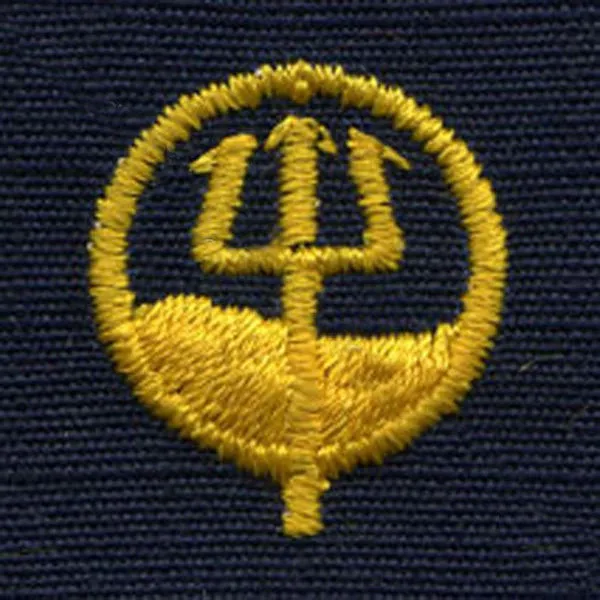 Coast Guard Embroidered Collar Device: Science Technologist - Ripstop fabric