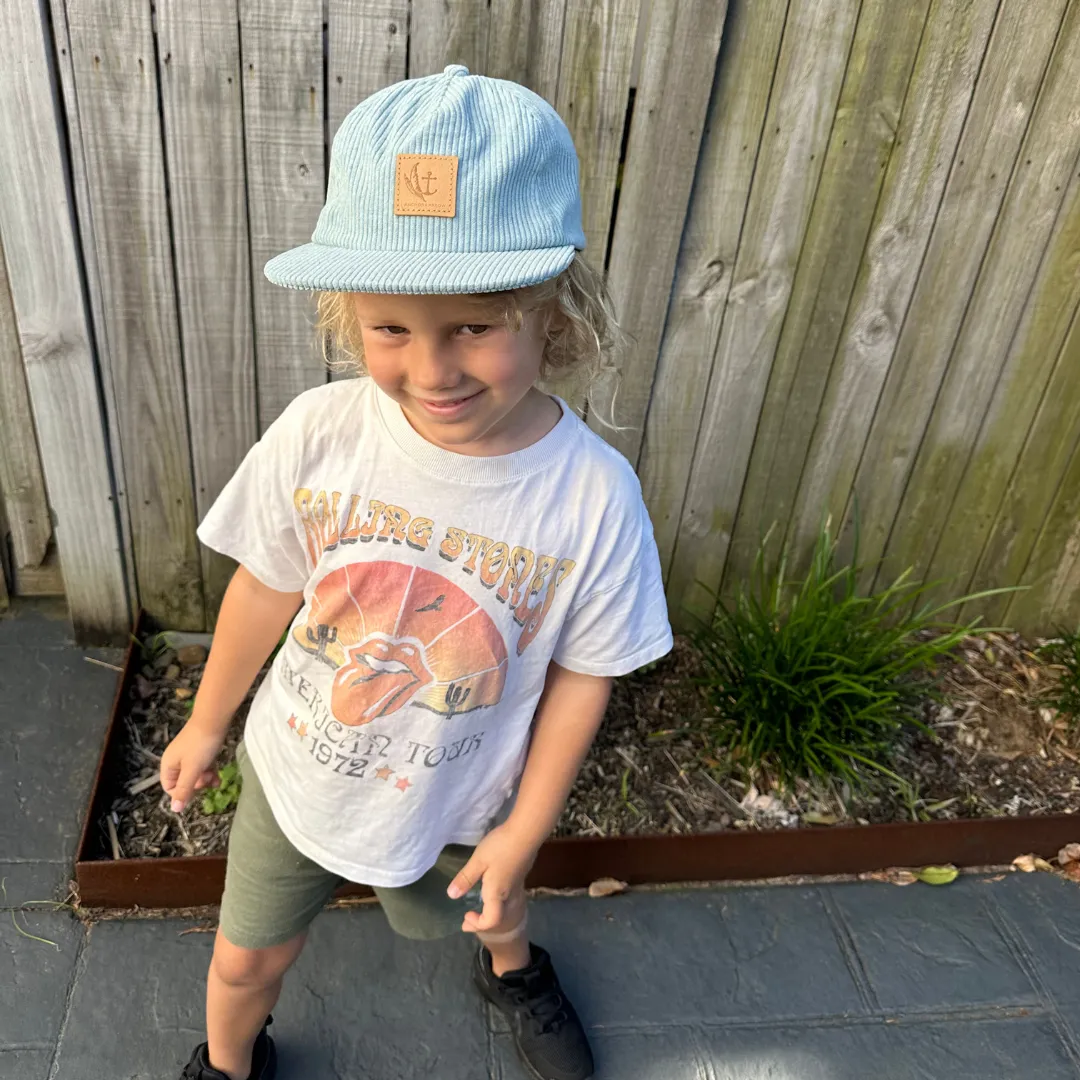 Corduroy Hat - Sky