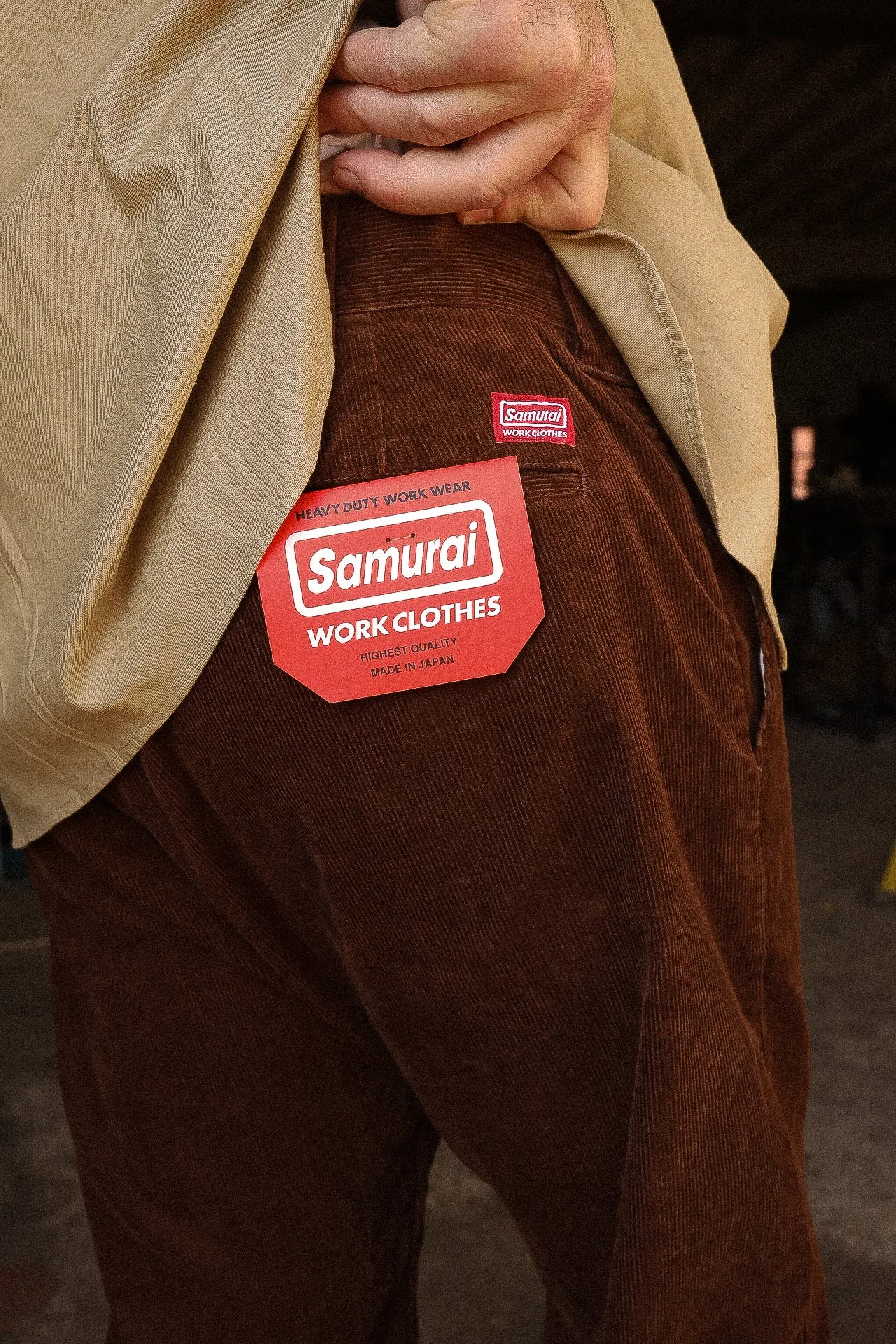CORDUROY PANTS- BROWN (SWC300WP-CR )