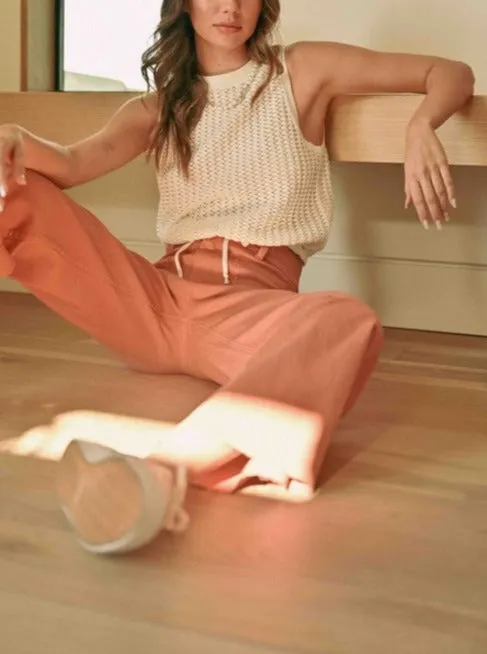 Crochet knit top