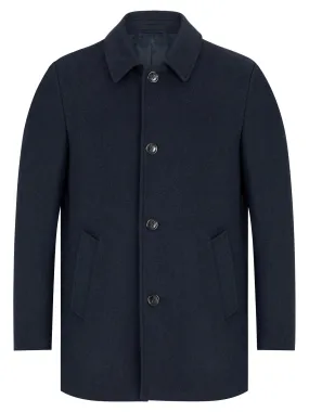 Daniel Grahame Branson Tailored Coat - Navy