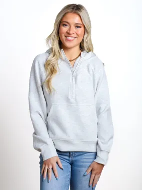 Days Go By Quarter Zip Knit Top