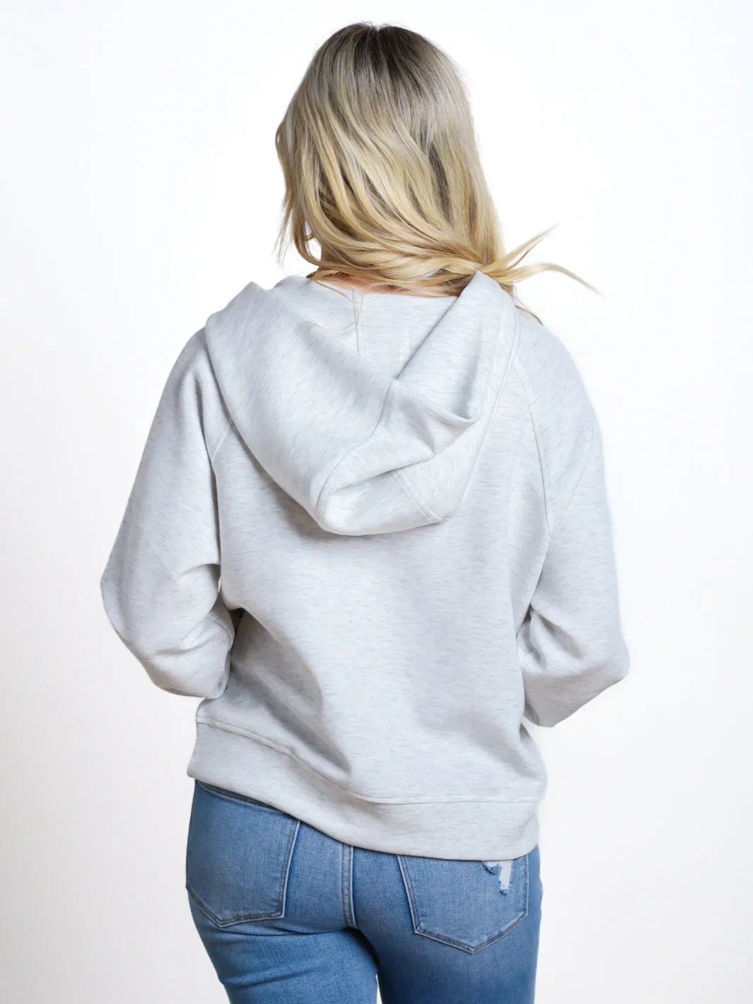 Days Go By Quarter Zip Knit Top