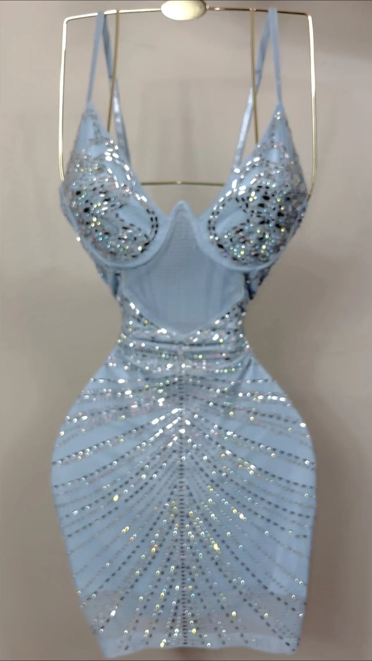 Divina Dress - Baby Blue