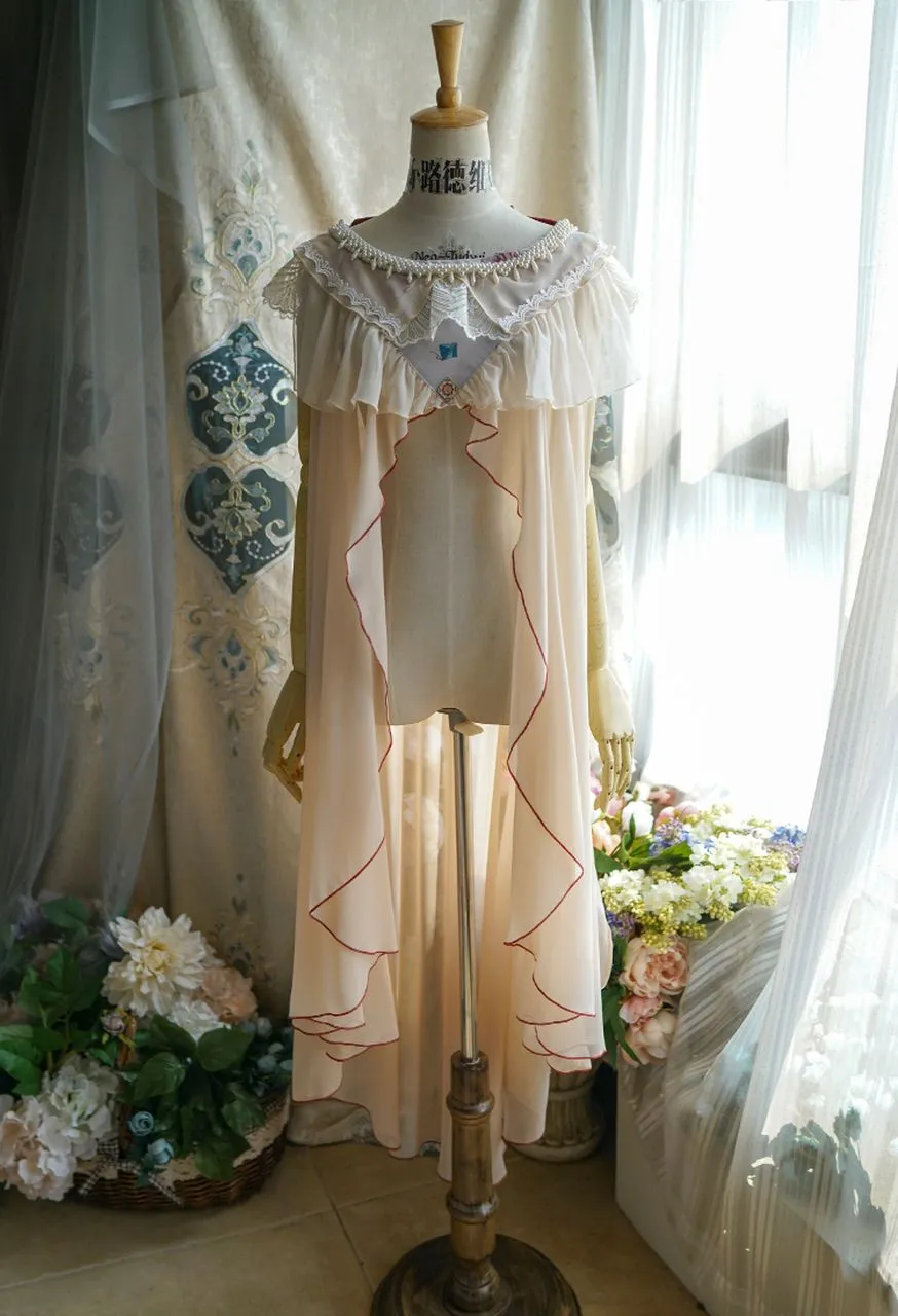 Ethereal Long Cape with Mantle