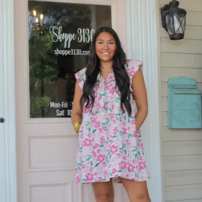 FINAL SALE Juliana Floral Babydoll Dress