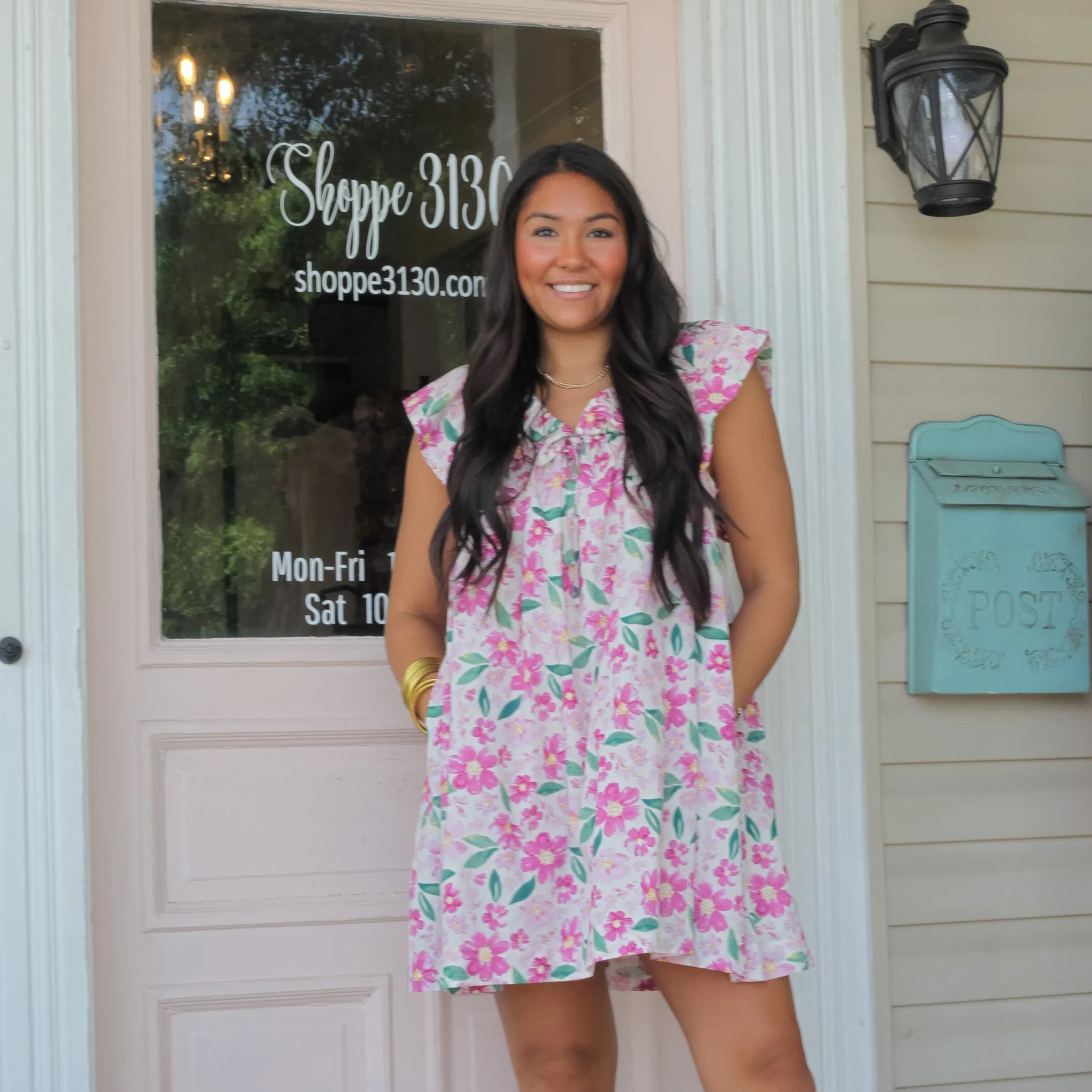 FINAL SALE Juliana Floral Babydoll Dress