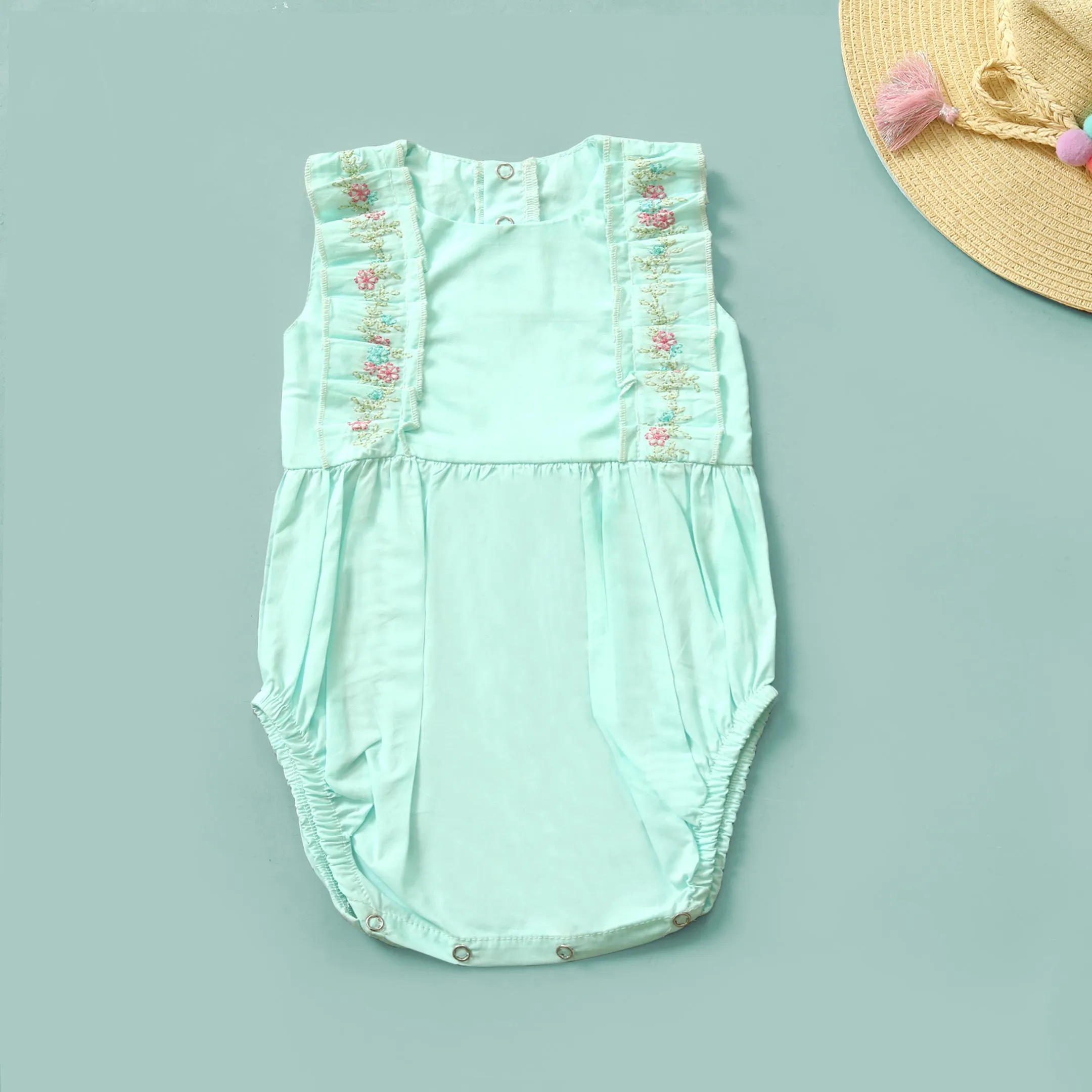 Fluttering Frills Baby Summer Romper