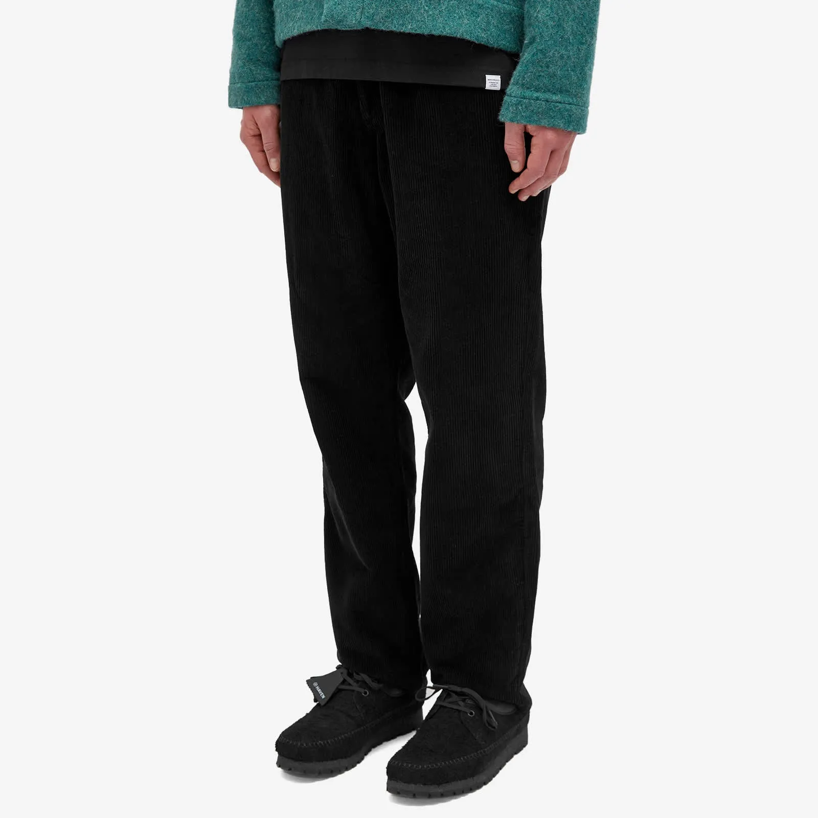 Foret Mens Black Clay Corduroy Pants