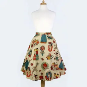 Frida Portraits Skirt