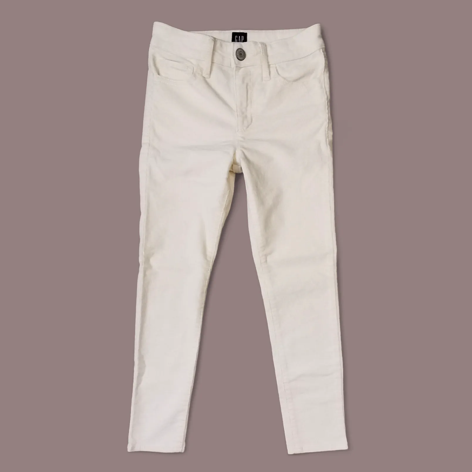 GIRL SIZE 7 YEARS - GAP kids, High-rise, Corduroy Jegging NWOT B55