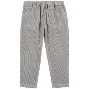 Grey Velvet Pants