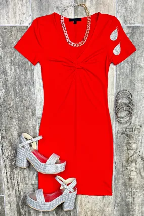 Hidden Romance Dress - Red