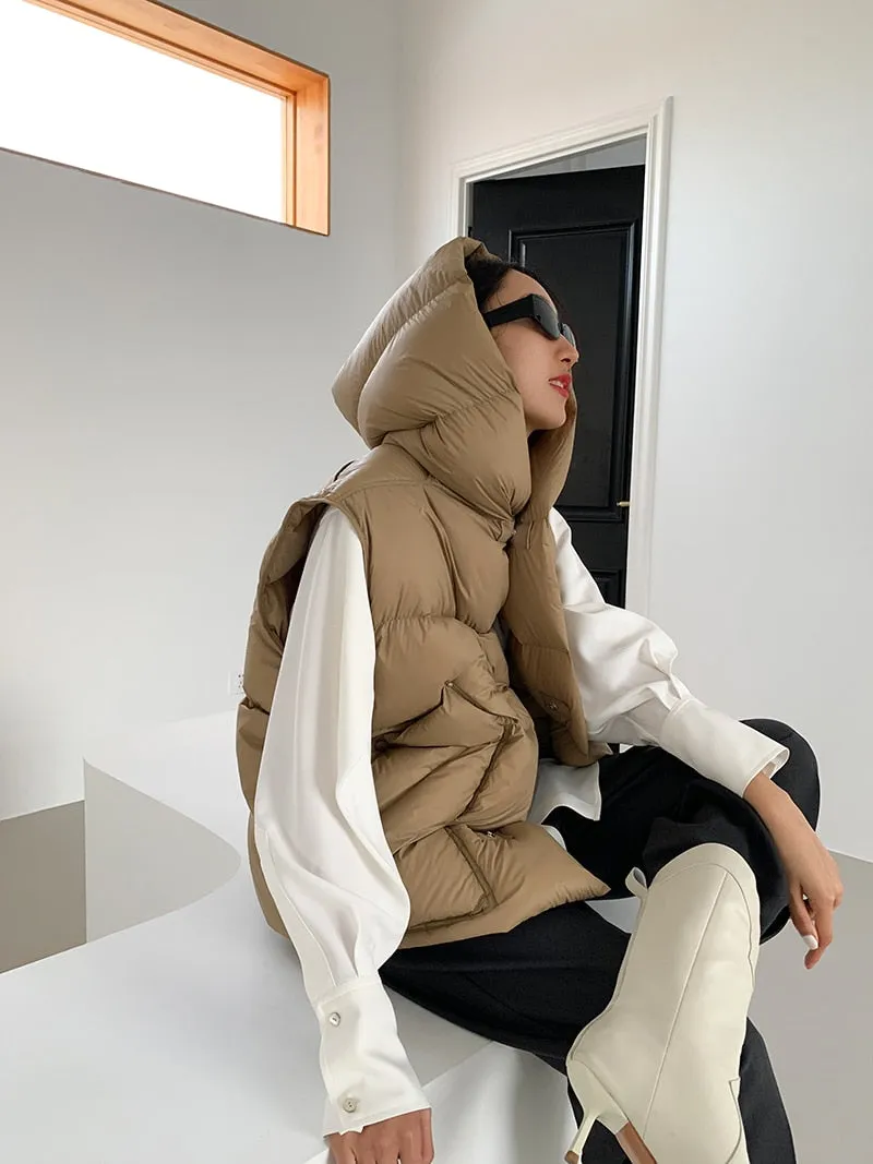 Hooded Puffer Vest
