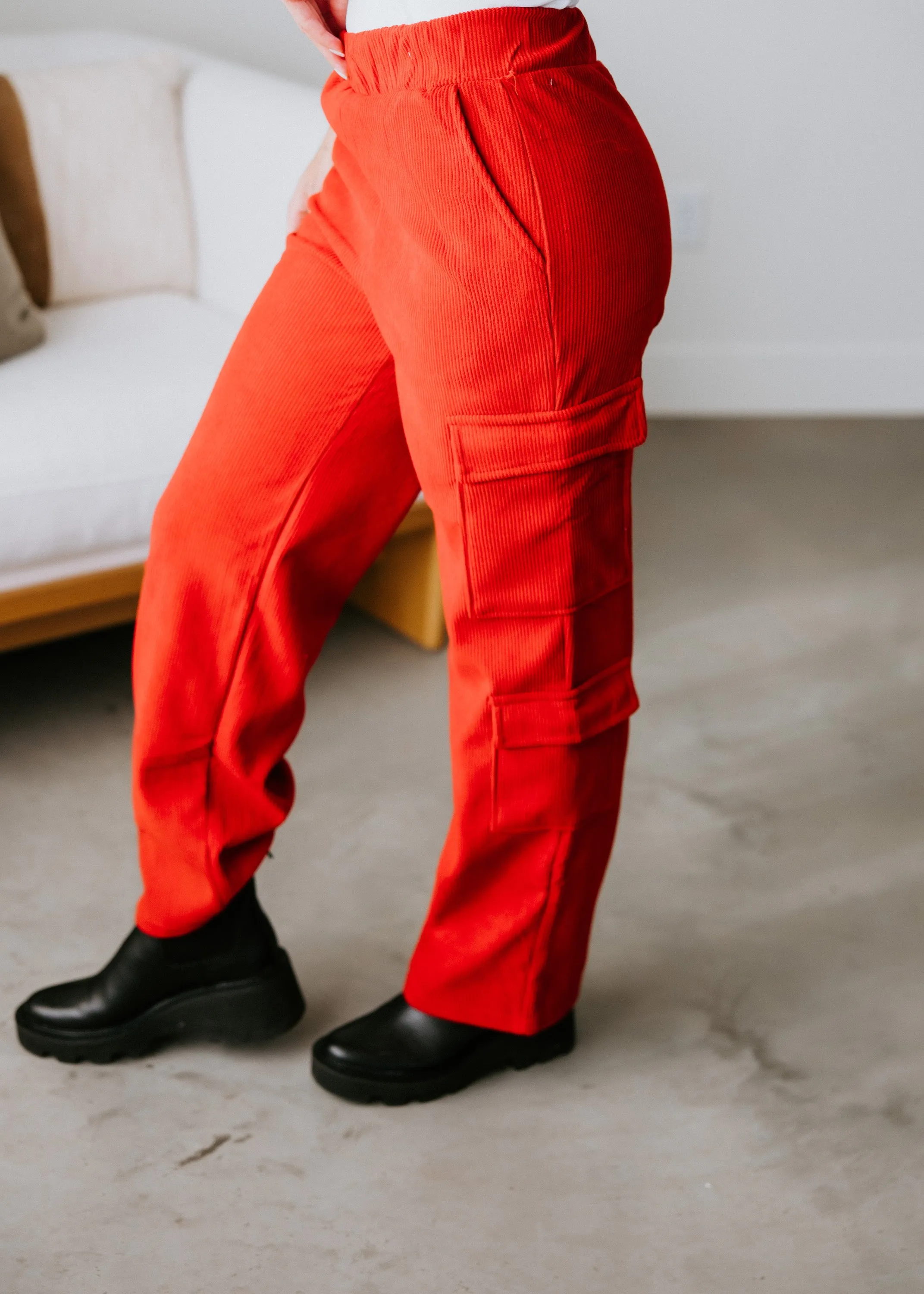 Kalvin Corduroy Cargo Pants