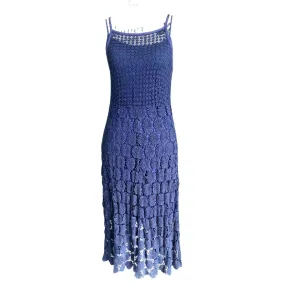 Kate Sylvester navy lace dress, size 10