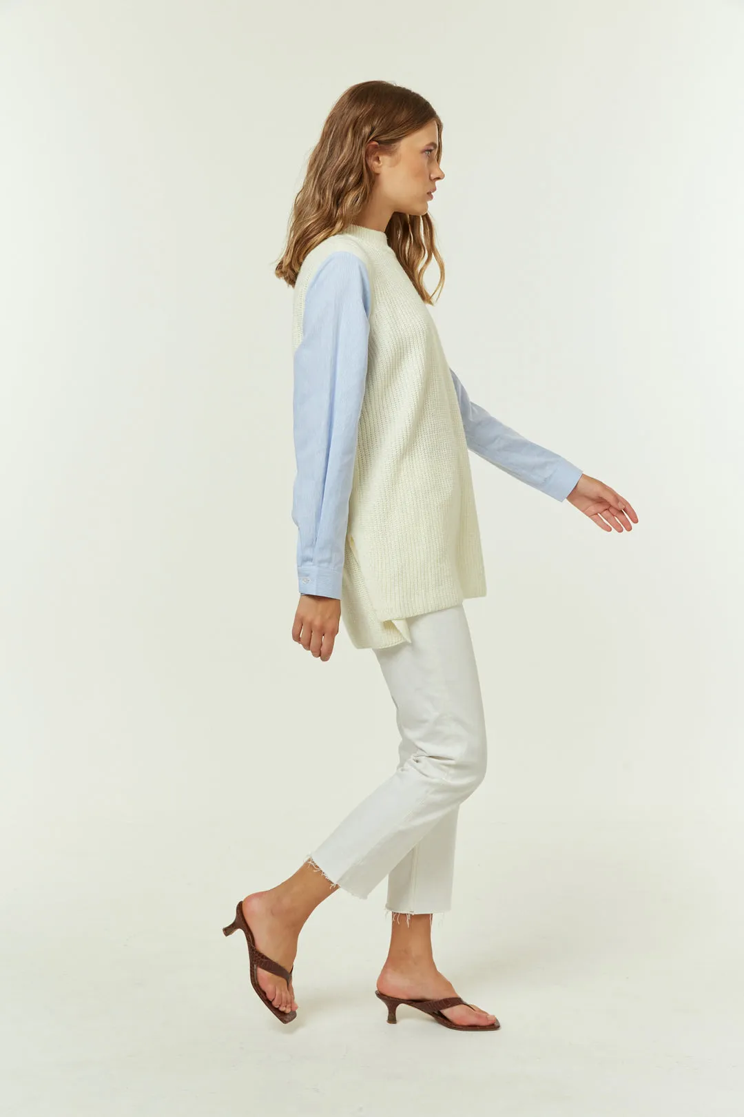 Kaz Contrast Sweater