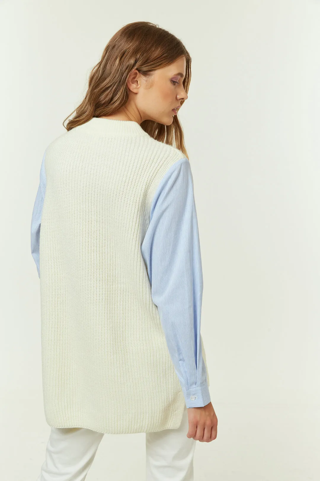 Kaz Contrast Sweater