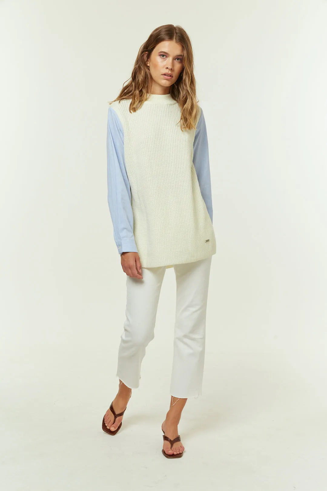 Kaz Contrast Sweater