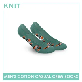 Knit Men's Sushi Cotton Light Performance Foot Cover 1 pair KMCF3401