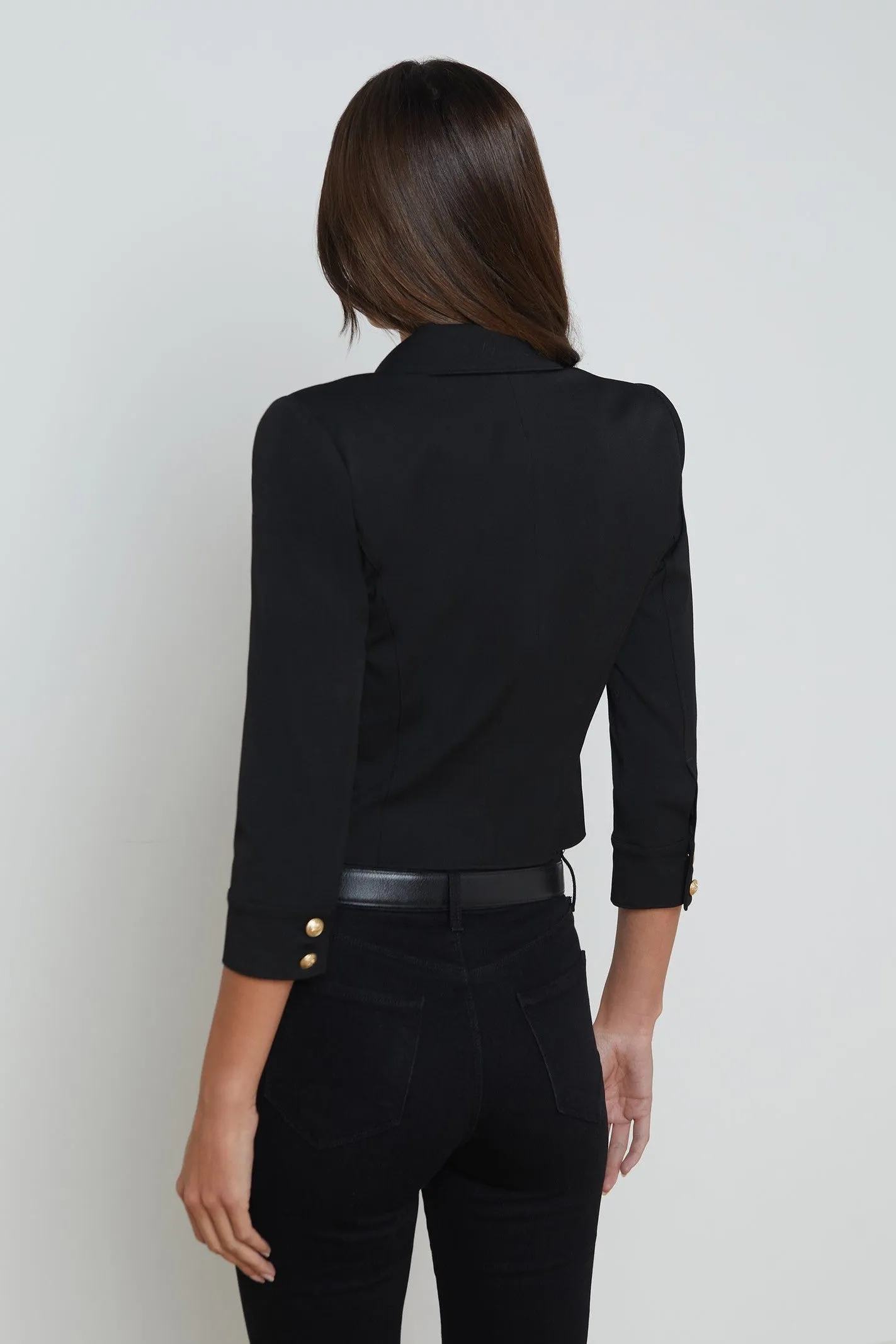 L'Agence Kumi Cropped Jacket Blazer