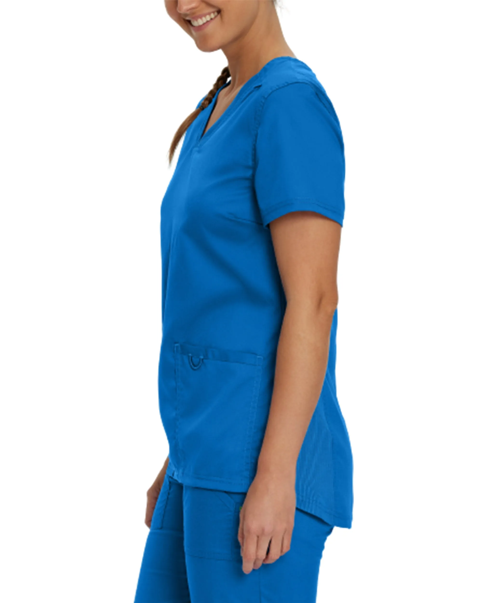 Landau ProFlex Women's 2-Pocket V-Neck Scrub Top