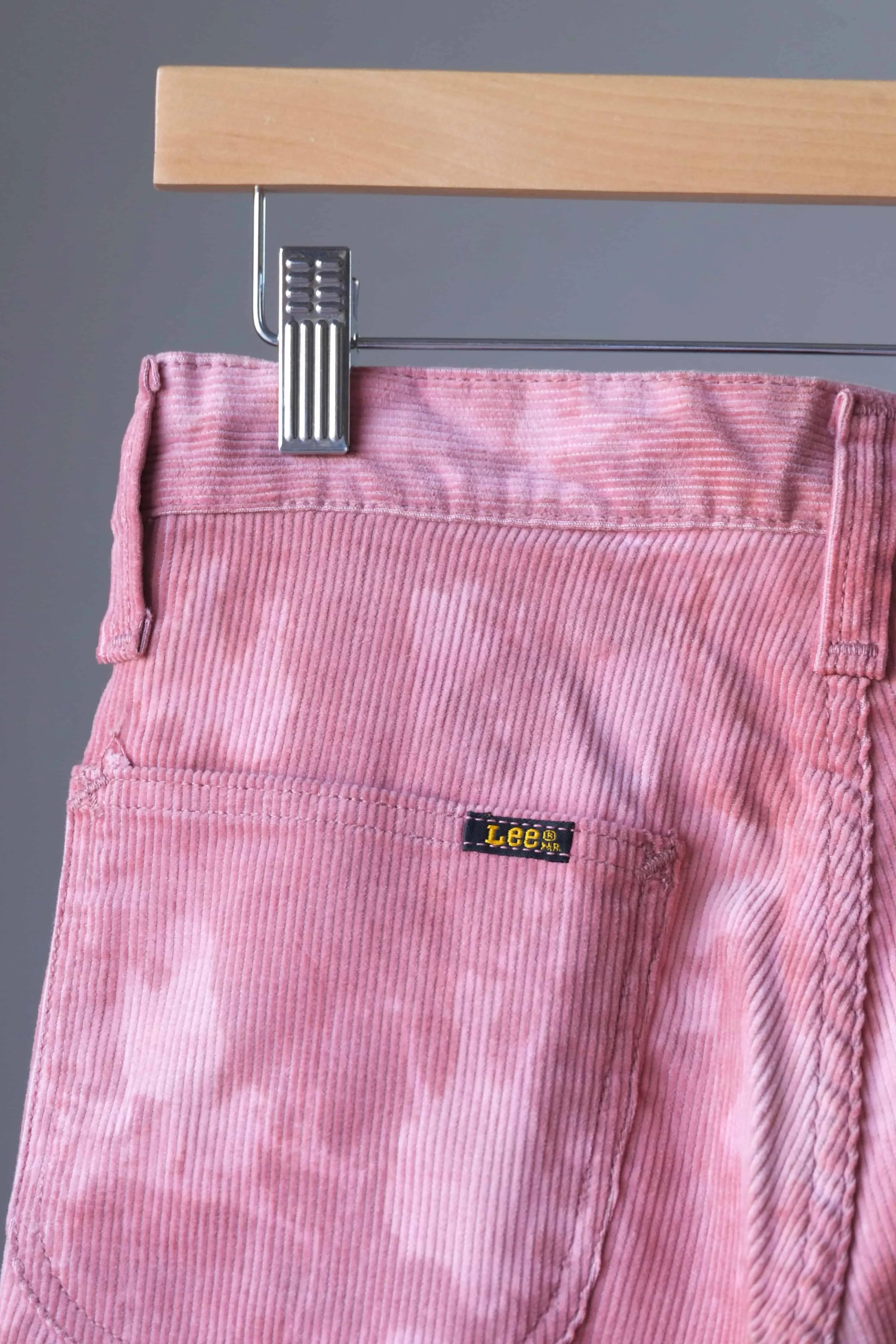 LEE Corduroy Tie-Dye 70's Bell Bottoms - Pink