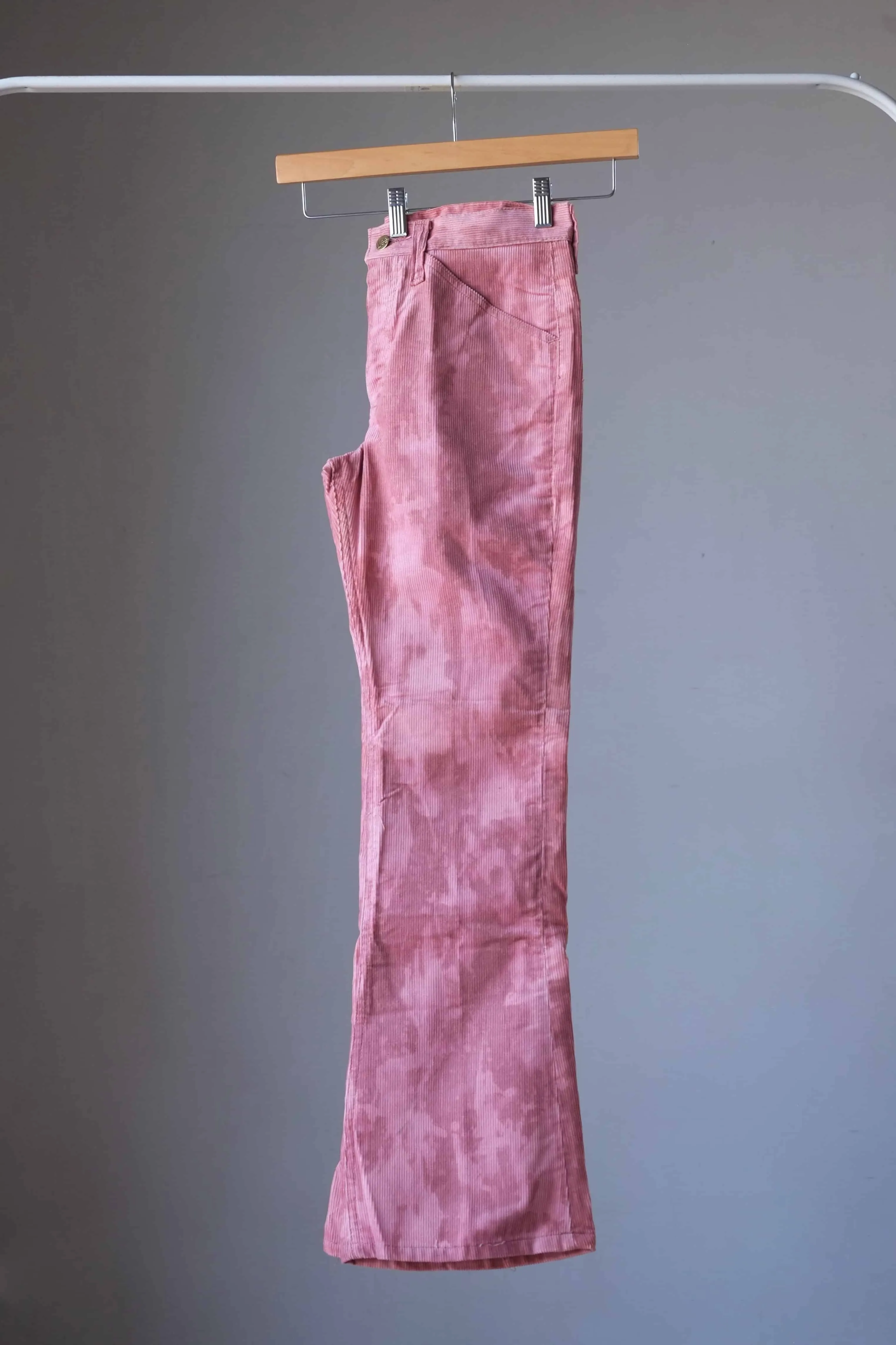 LEE Corduroy Tie-Dye 70's Bell Bottoms - Pink