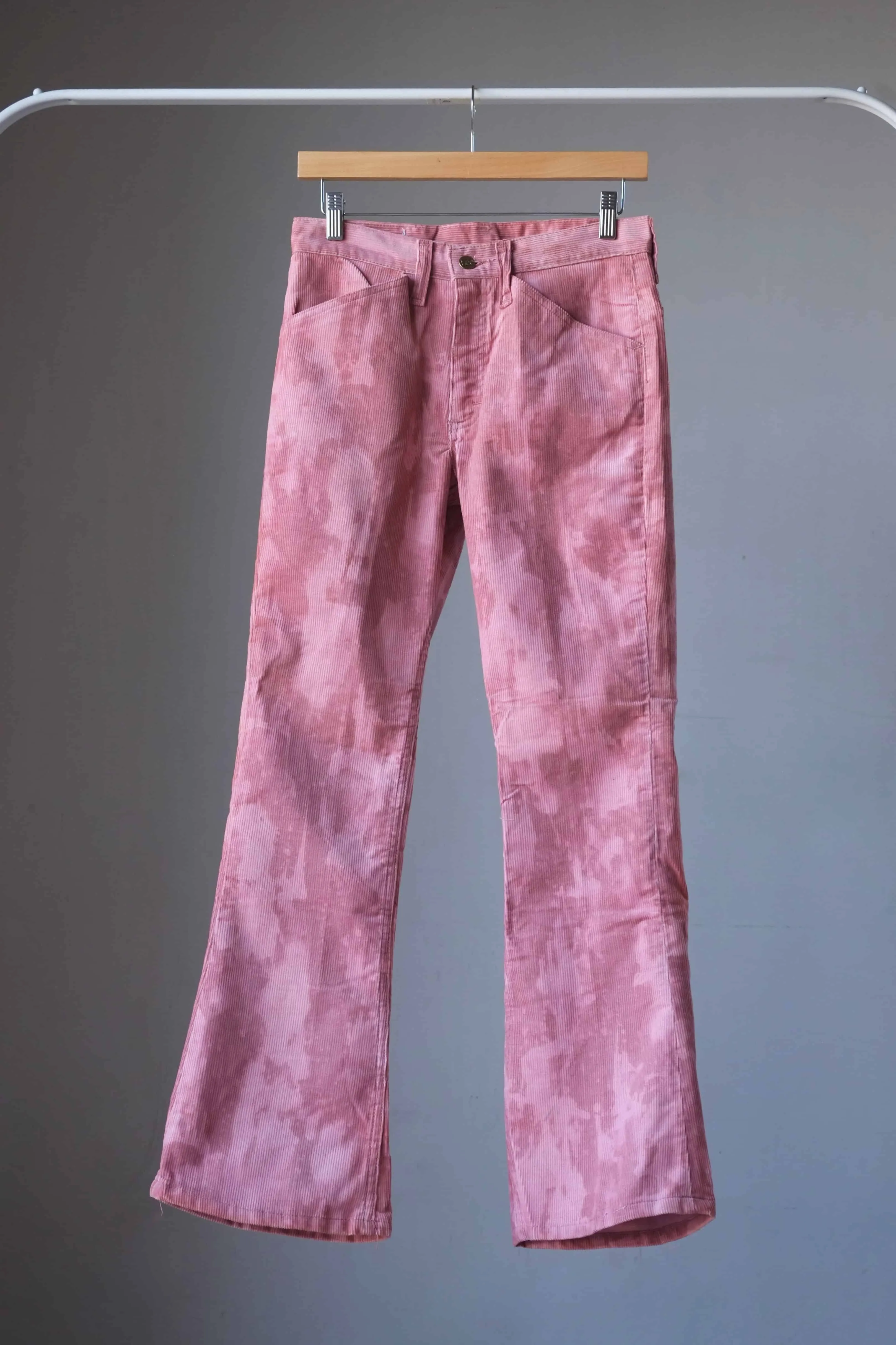 LEE Corduroy Tie-Dye 70's Bell Bottoms - Pink