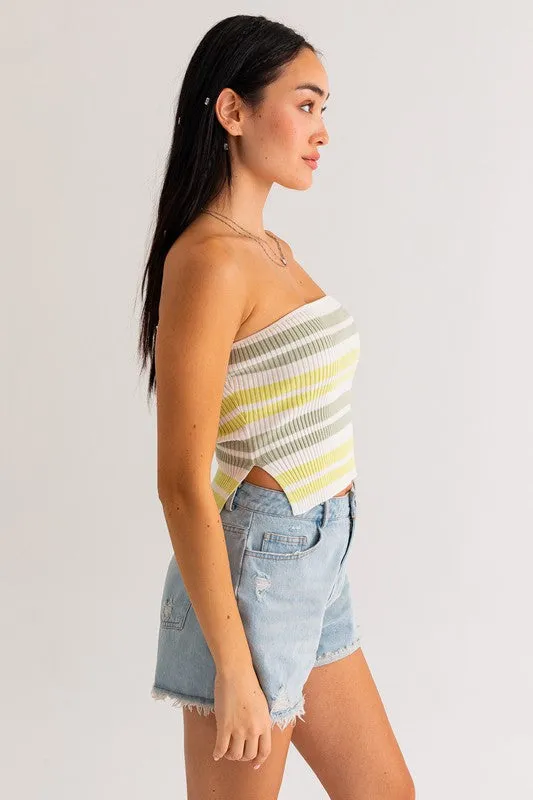 Lee Sweater Tube Top