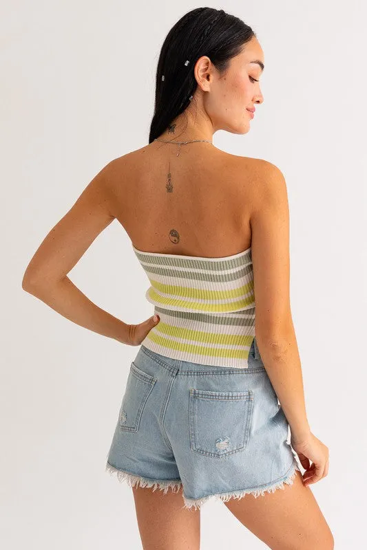 Lee Sweater Tube Top