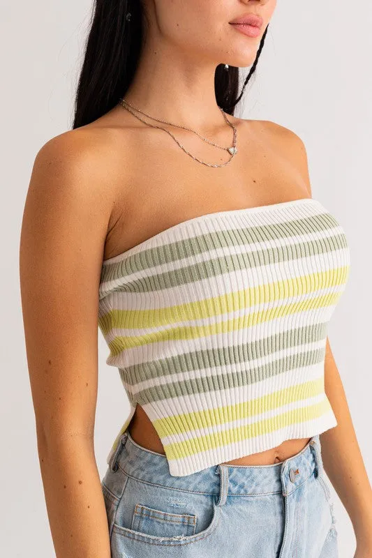 Lee Sweater Tube Top