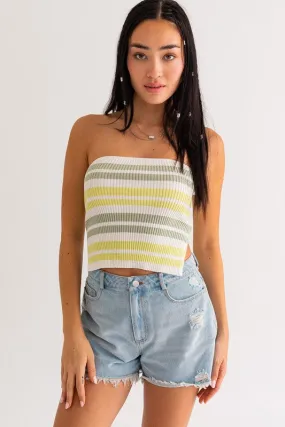 Lee Sweater Tube Top