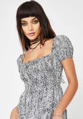 Leopard Eldre Babydoll Dress