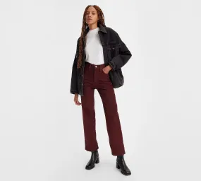 Levi's - Ribcage Straight Ankle Curdoroy in Decadent Chocolate